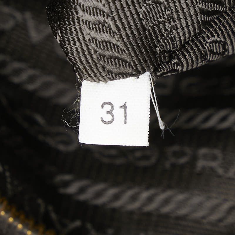 Prada Prada Prada Triangle Logo Plate Nylon Leather 2way Bag Leather Shoulder Bag Size ONE SIZE - 11 Thumbnail