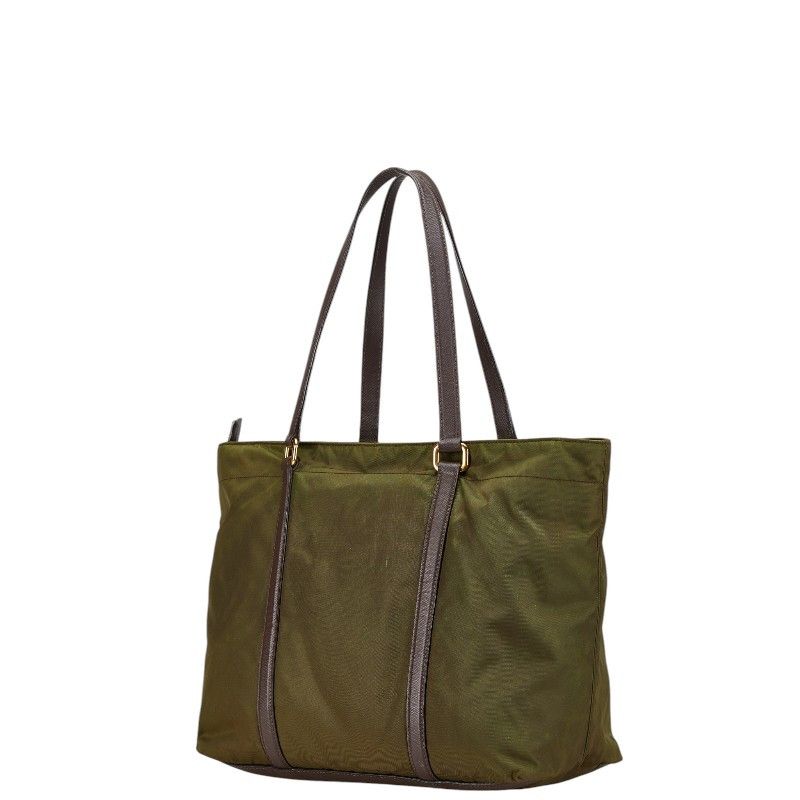 Prada Prada Prada Triangle Logo Plate Nylon Leather 2way Bag Leather Shoulder Bag Size ONE SIZE - 2 Thumbnail