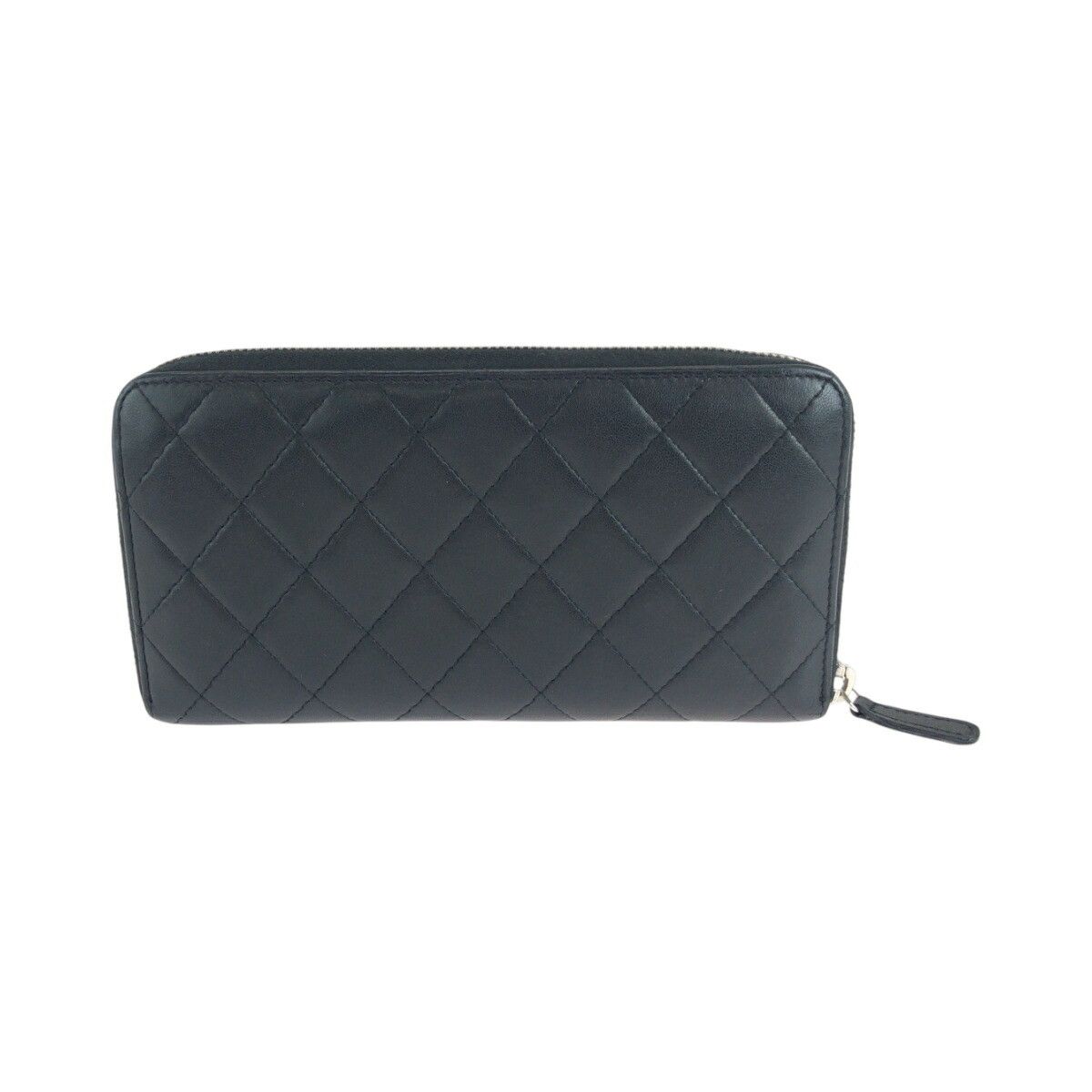 Chanel Chanel Chanel Coco Mark Matelasse Lambskin Long Wallet Leather Long Wallet DUTY FREE for USA Size ONE SIZE - 2 Thumbnail