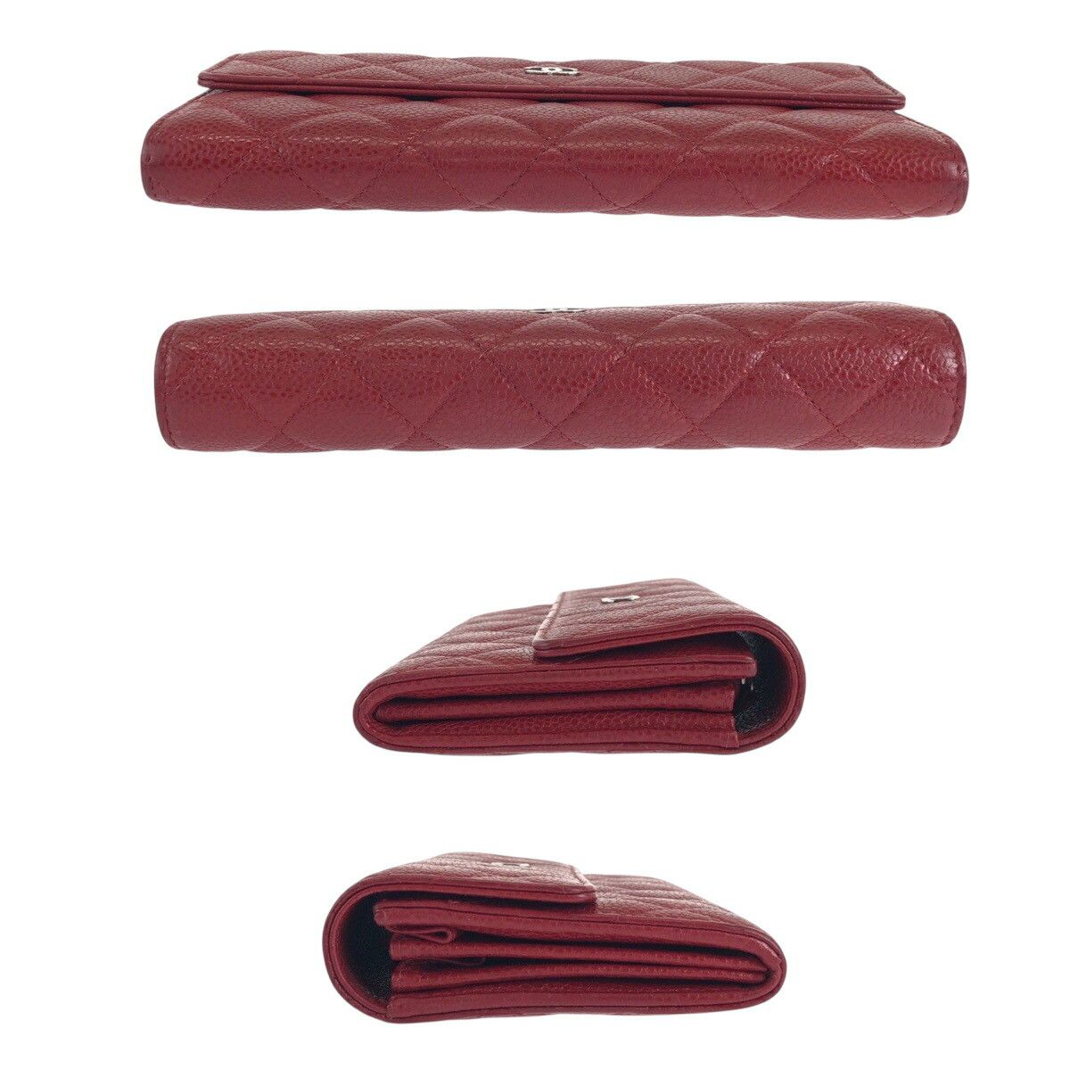 Chanel Chanel Chanel Matelasse Caviar Long Wallet Leather Long Wallet DUTY FREE for USA Size ONE SIZE - 8 Thumbnail