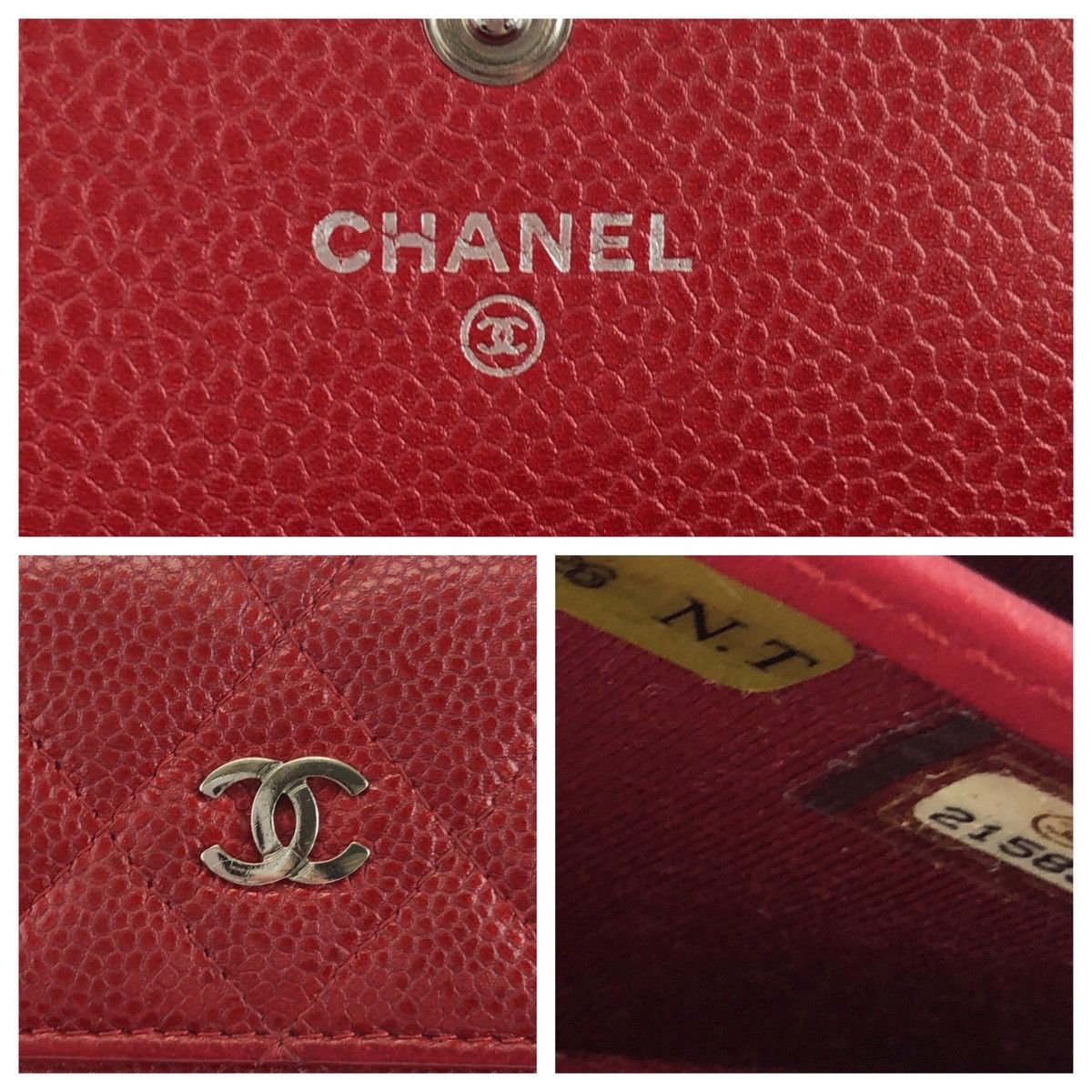 Chanel Chanel Chanel Matelasse Caviar Long Wallet Leather Long Wallet DUTY FREE for USA Size ONE SIZE - 5 Thumbnail