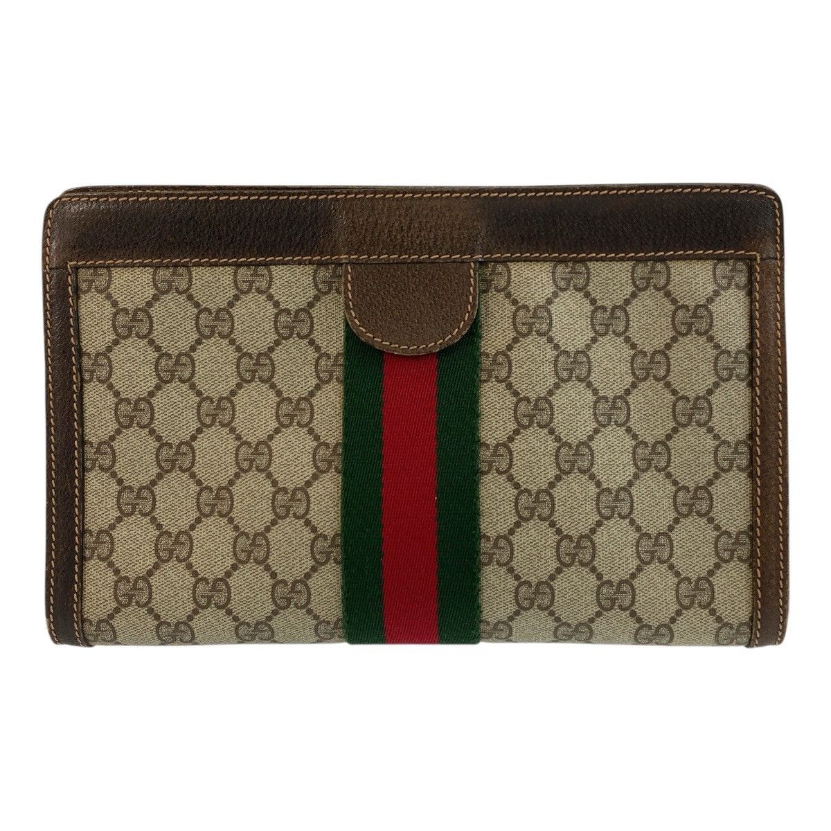 Gucci Gucci Gucci GG Supreme Canvas Clutch Bag Canvas Clutch Bag 41 001 2825 28 DUTY FREE for USA Size ONE SIZE - 2 Thumbnail