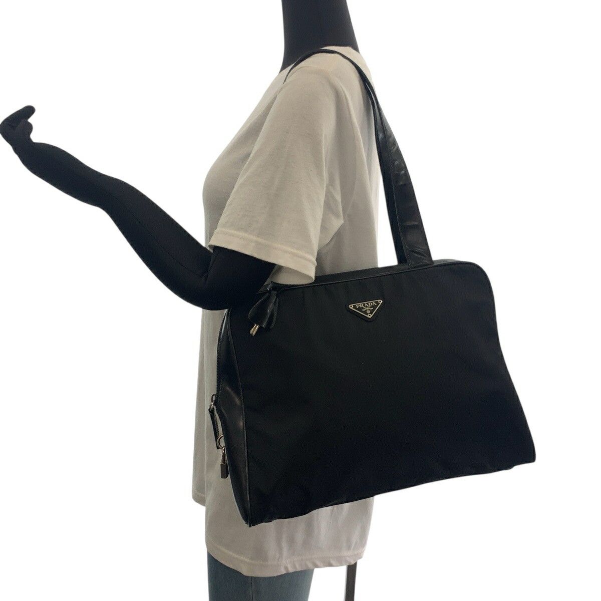 Prada Prada Prada Tessuto Triangle Logo 2way bag Others Shoulder Bag DUTY FREE for USA Size ONE SIZE - 7 Thumbnail