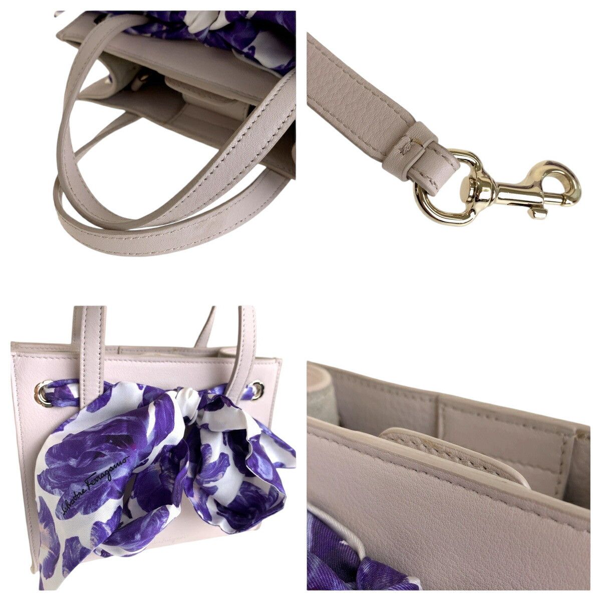 Salvatore Ferragamo Salvatore Ferragamo Salvatore Ferragamo Ribbon Leather 2way bag Leather Shoulder Bag EE21 G914 DUTY FREE for USA Size ONE SIZE - 5 Thumbnail