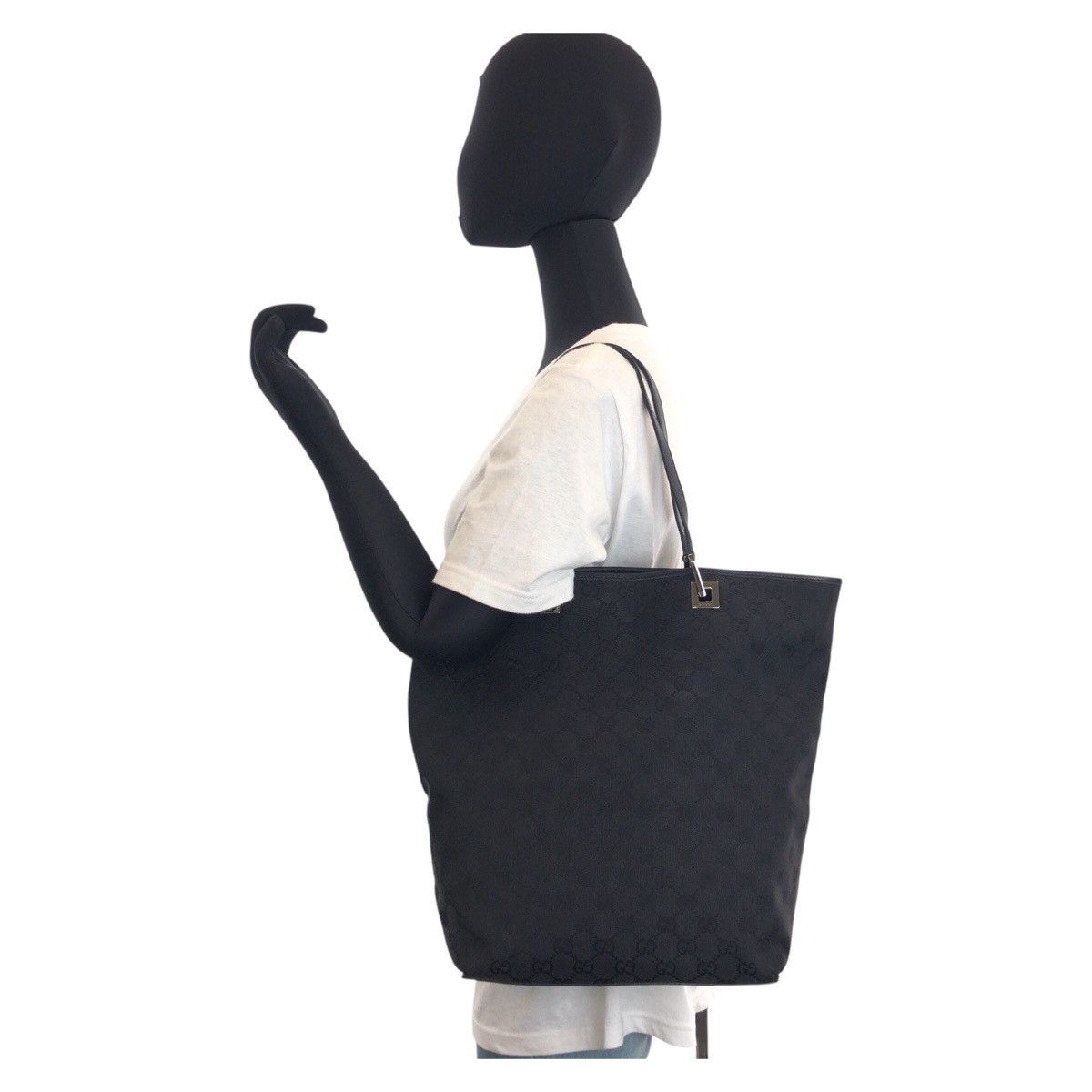 Gucci Gucci Gucci GG Canvas Leather 2way Bag Canvas Shoulder Bag 31243 DUTY FREE for USA Size ONE SIZE - 6 Thumbnail