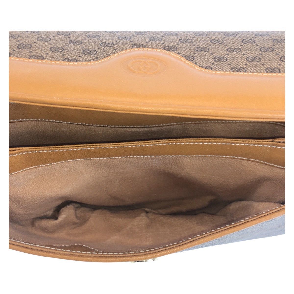 Gucci Gucci Gucci Old Gucci Micro GG PVC Leather Shoulder Bag Leather Shoulder Bag 004 256 DUTY FREE for USA Size ONE SIZE - 9 Thumbnail