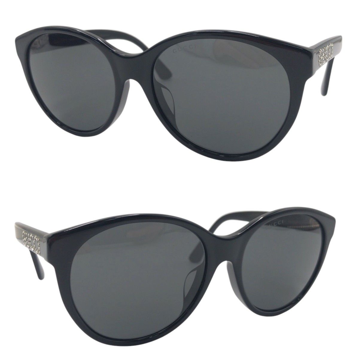 Gucci Gucci Gucci GG0419 SA Sunglasses Plastic Sunglasses GG0419 SA 001 5618 145 DUTY FREE for USA Size ONE SIZE - 4 Thumbnail