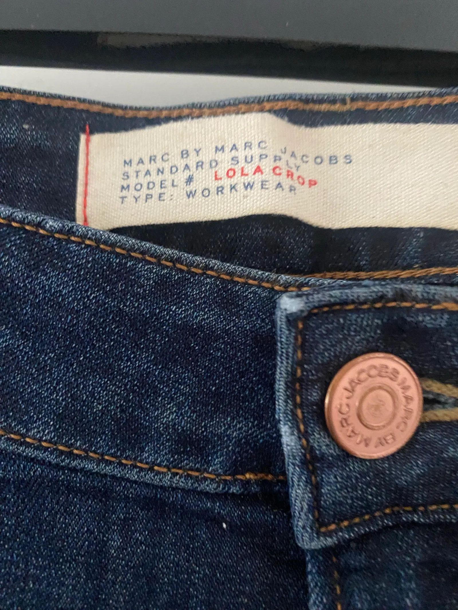 Marc Jacobs Marc Jacobs Lola Crop Jeans Size 31" - 2 Thumbnail