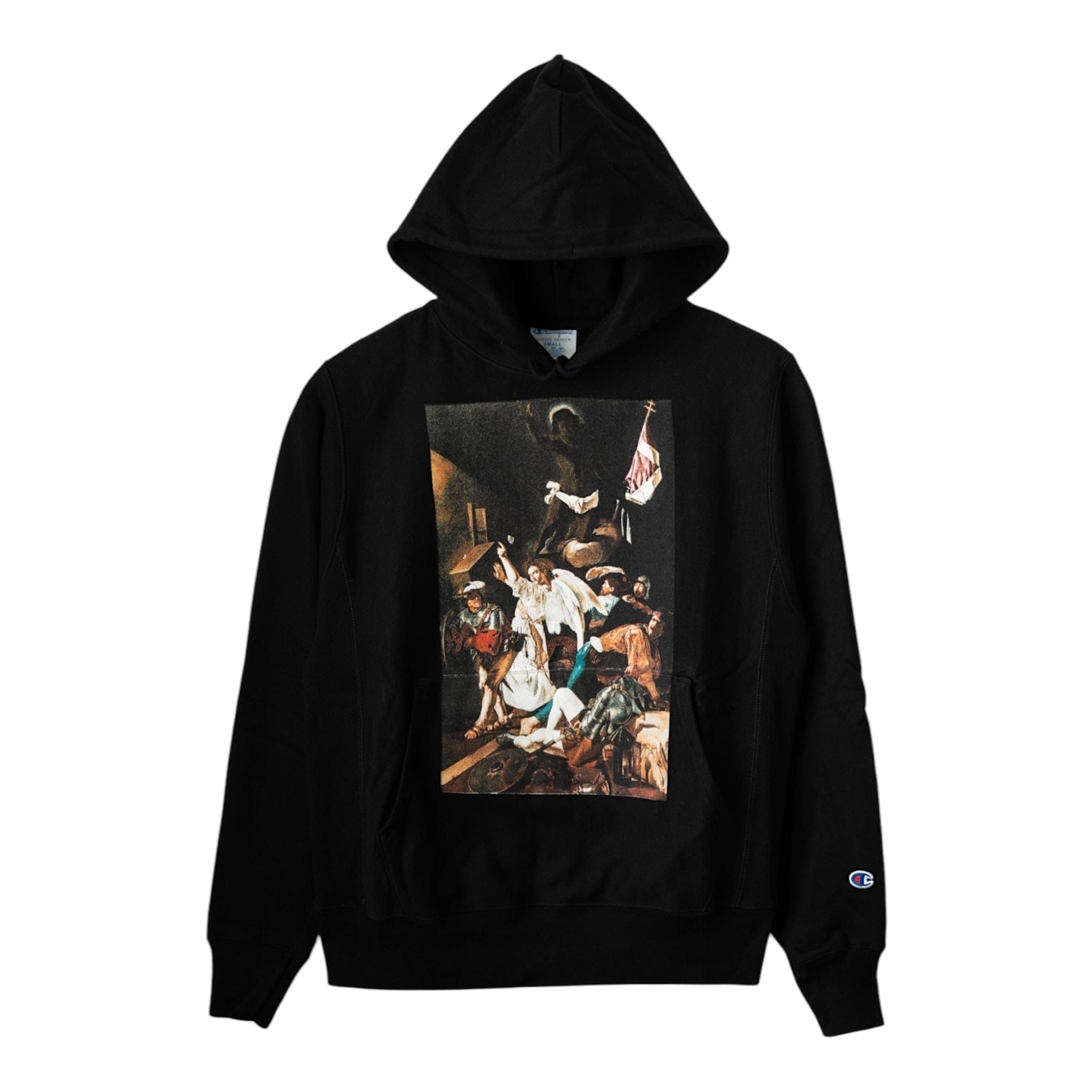 Pyrex Tears Logo Hooded Sweatshirt Black Multi
