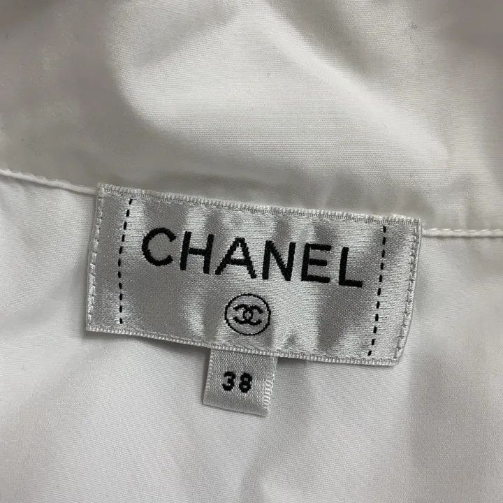 Chanel Chanel White Casual Sleeveless Top 0079 Size M / US 6-8 / IT 42-44 - 3 Thumbnail