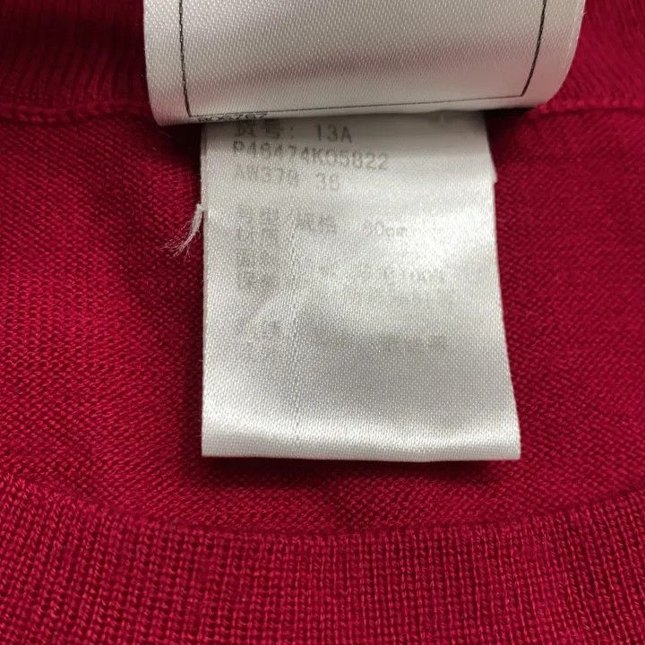 Chanel Chanel Casual Long Sleeve Red T-Shirt 0079 Size S / US 4 / IT 40 - 4 Thumbnail