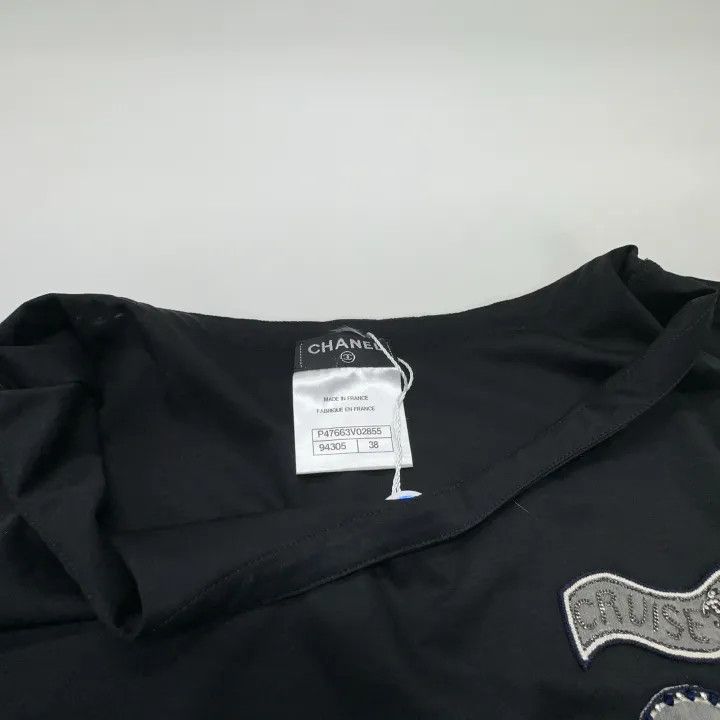 Chanel Chanel Casual Solid Short Sleeve Top 0079 Size M / US 6-8 / IT 42-44 - 4 Thumbnail