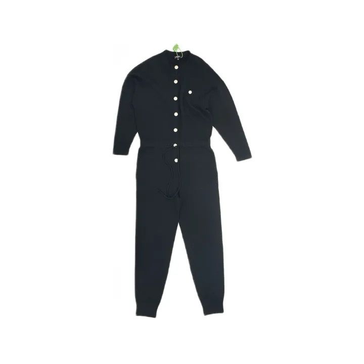 Chanel Chanel Black Classic Knit Jumpsuit for Women 0079 Size 34" / US 12 / IT 48 - 2 Thumbnail