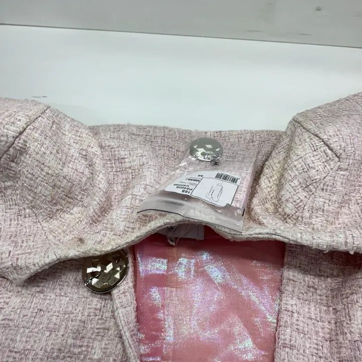 Chanel Chanel Pink Long Knit Coat for Women 0079 Size L / US 10 / IT 46 - 7 Thumbnail