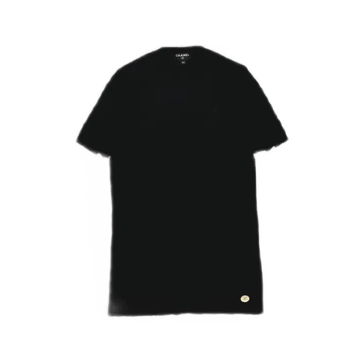 Chanel Chanel Casual Solid Knit Short Sleeve Top 0079 Size XS / US 0-2 / IT 36-38 - 2 Thumbnail