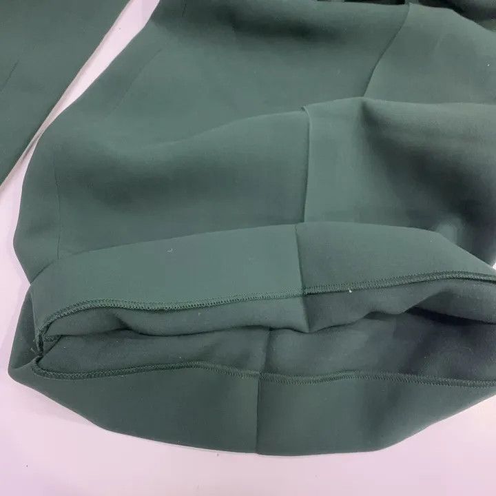 Burberry Burberry Green High-Waisted Trousers for Women 0079 Size 23" - 10 Thumbnail