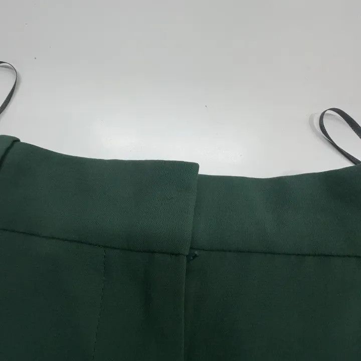 Burberry Burberry Green High-Waisted Trousers for Women 0079 Size 23" - 9 Thumbnail