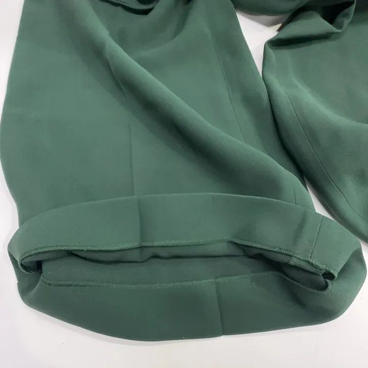 Burberry Burberry Green High-Waisted Trousers for Women 0079 Size 23" - 11 Thumbnail