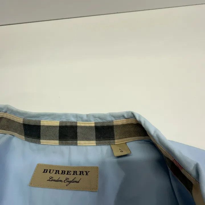 Burberry Burberry Casual Solid Short Sleeve Shirt 0079 Size L / US 10 / IT 46 - 4 Thumbnail