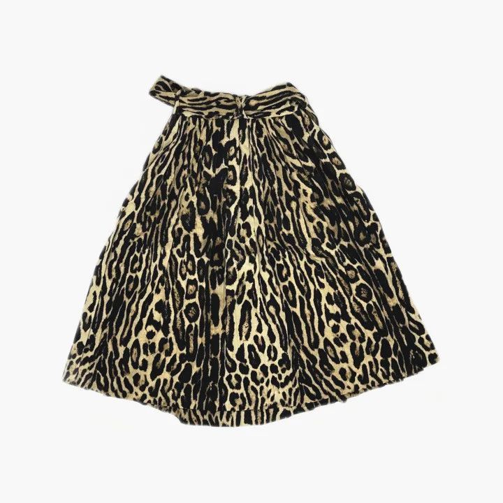 Burberry Burberry Leopard Print Mid-Waist Casual Skirt 0079 Size 22" - 3 Thumbnail