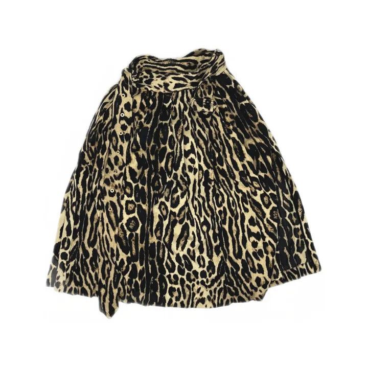 Burberry Burberry Leopard Print Mid-Waist Casual Skirt 0079 Size 22" - 2 Thumbnail