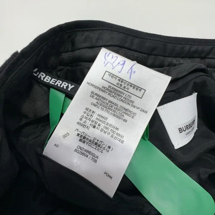 Burberry Burberry Wool Relaxed Pants for Women 0079 Size 23" - 3 Thumbnail