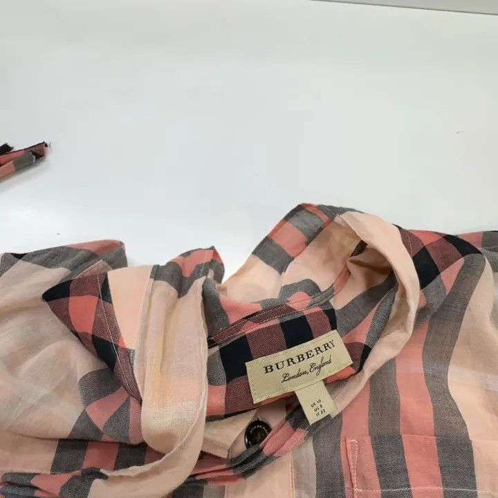 Burberry Burberry Classic Check Long Sleeve Shirt 0079 Size M / US 6-8 / IT 42-44 - 6 Thumbnail