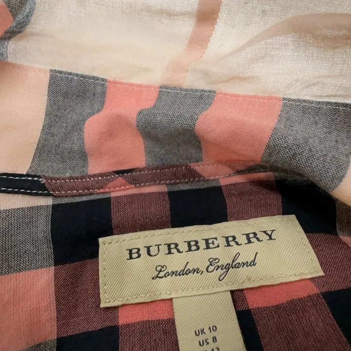 Burberry Burberry Classic Check Long Sleeve Shirt 0079 Size M / US 6-8 / IT 42-44 - 4 Thumbnail