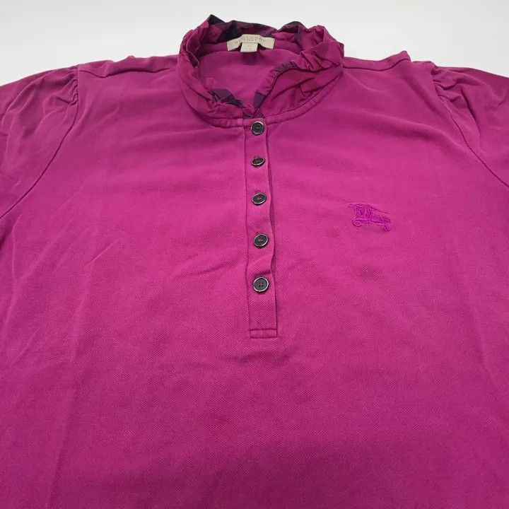 Burberry Burberry Pink Short Sleeve Polo T-shirt 0079 Size XL / US 12-14 / IT 48-50 - 7 Thumbnail