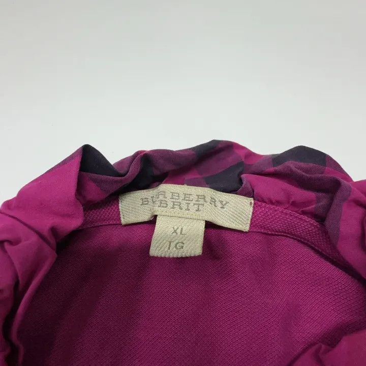 Burberry Burberry Pink Short Sleeve Polo T-shirt 0079 Size XL / US 12-14 / IT 48-50 - 4 Thumbnail