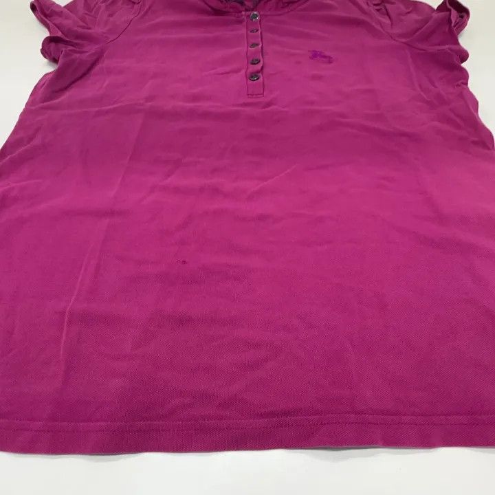 Burberry Burberry Pink Short Sleeve Polo T-shirt 0079 Size XL / US 12-14 / IT 48-50 - 8 Thumbnail