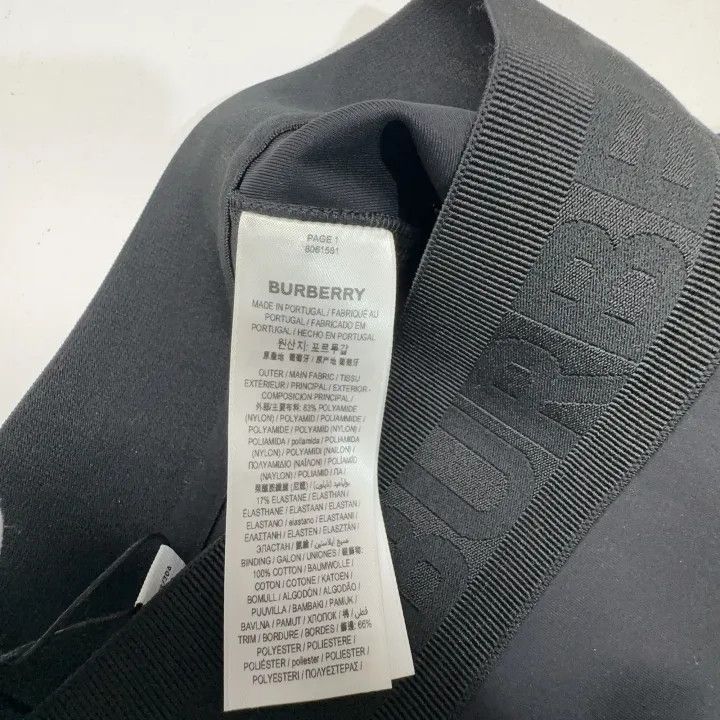 Burberry Burberry High-Waisted Leggings in Black 0079 Size 23" - 4 Thumbnail