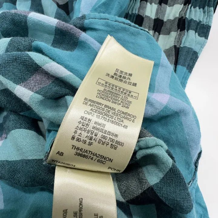 Burberry Burberry Stylish Plaid Long Sleeve Button-Up Shirt 0079 Size XL / US 12-14 / IT 48-50 - 4 Thumbnail