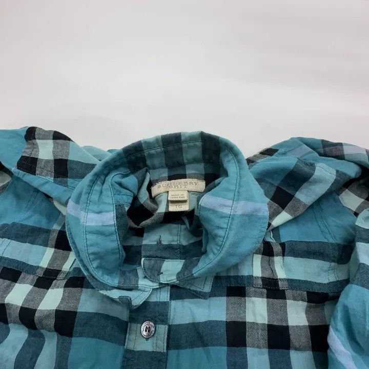Burberry Burberry Stylish Plaid Long Sleeve Button-Up Shirt 0079 Size XL / US 12-14 / IT 48-50 - 7 Thumbnail