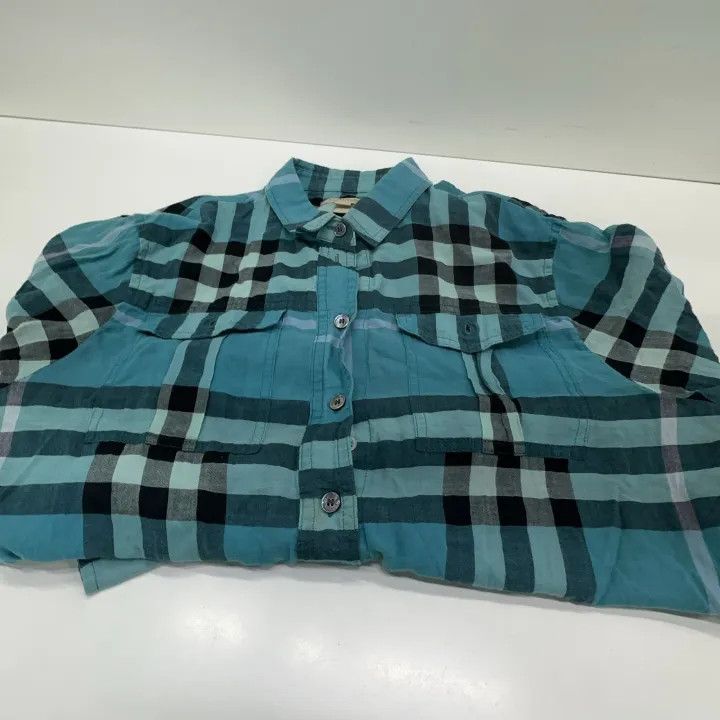 Burberry Burberry Stylish Plaid Long Sleeve Button-Up Shirt 0079 Size XL / US 12-14 / IT 48-50 - 8 Thumbnail