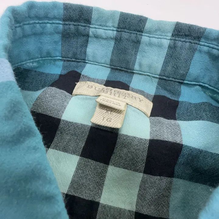 Burberry Burberry Stylish Plaid Long Sleeve Button-Up Shirt 0079 Size XL / US 12-14 / IT 48-50 - 6 Thumbnail