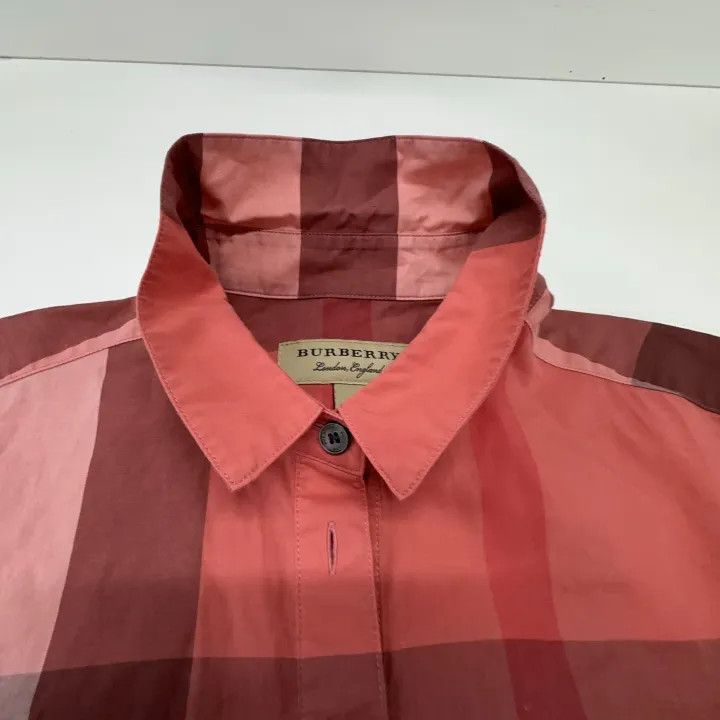 Burberry Burberry Check Long Sleeve Shirt for Women 0079 Size M / US 6-8 / IT 42-44 - 7 Thumbnail