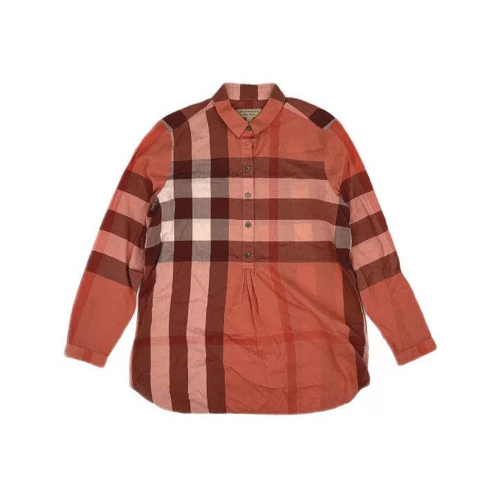 Burberry Burberry Check Long Sleeve Shirt for Women 0079 Size M / US 6-8 / IT 42-44 - 2 Thumbnail