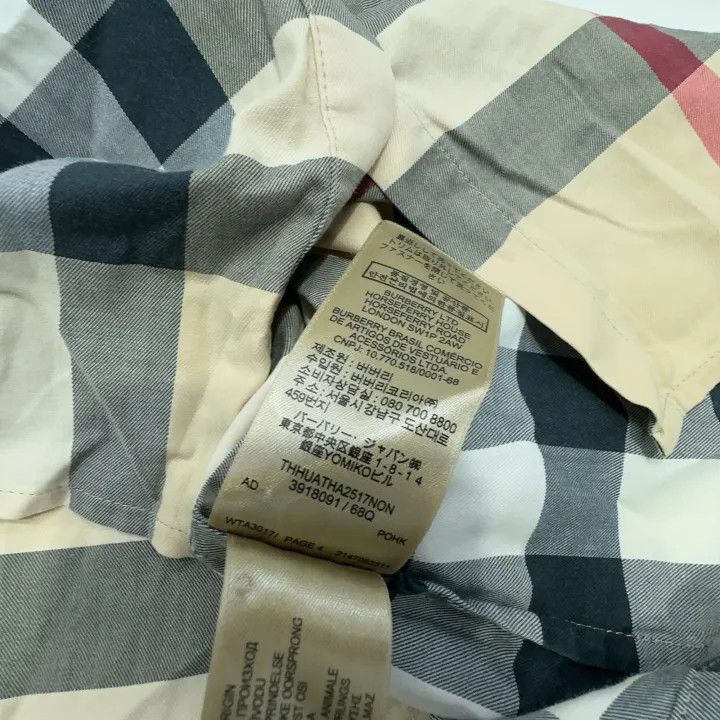 Burberry Burberry Plaid Long Sleeve Shirt for Women 0079 Size S / US 4 / IT 40 - 5 Thumbnail
