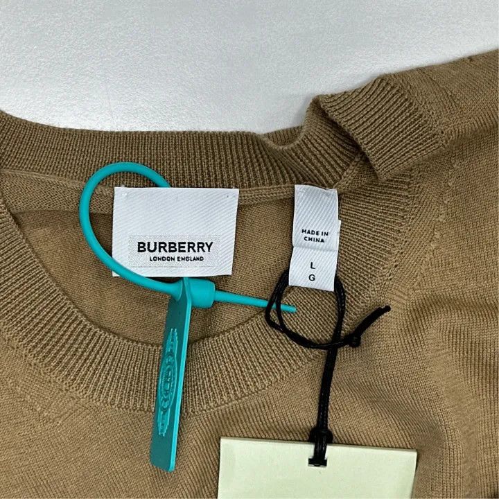 Burberry Burberry FW23 Casual Long Sleeve Knit Shirt 0079 Size L / US 10 / IT 46 - 3 Thumbnail