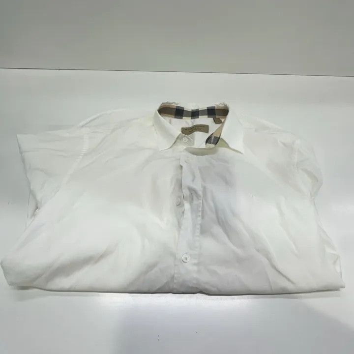 Burberry Burberry White Long Sleeve Shirt 0079 Size M / US 6-8 / IT 42-44 - 8 Thumbnail