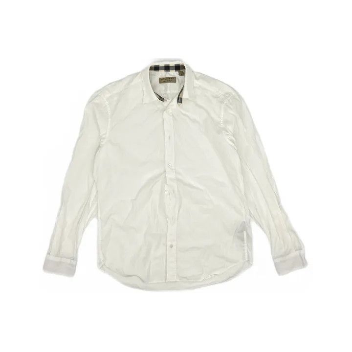 Burberry Burberry White Long Sleeve Shirt 0079 Size M / US 6-8 / IT 42-44 - 2 Thumbnail