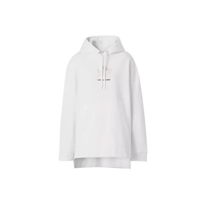 Burberry Burberry Embroidered Deer Pattern Hooded Sweatshirt 0079 Size XS / US 0-2 / IT 36-38 - 2 Thumbnail