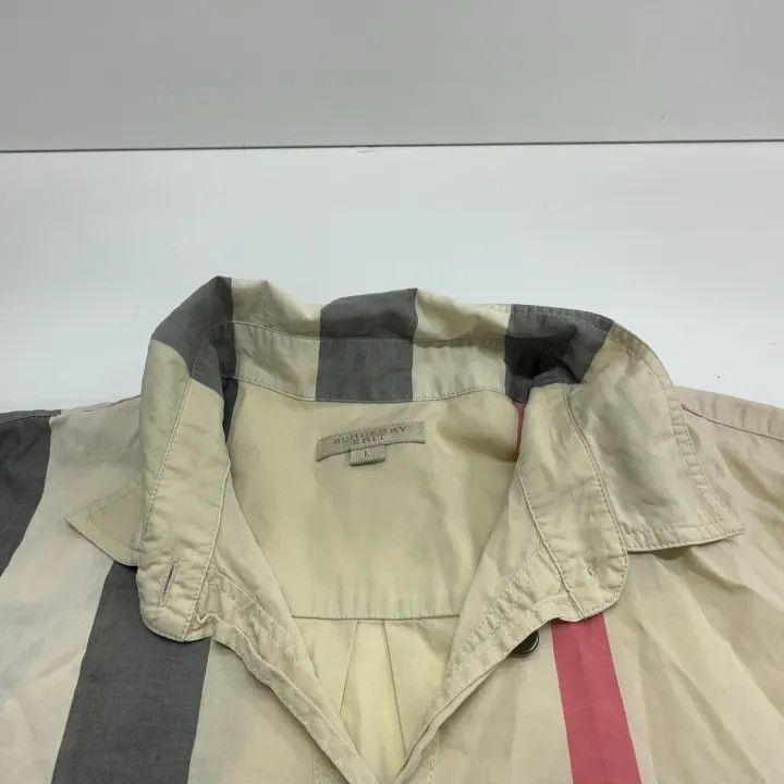 Burberry Burberry Plaid Loose Button Long Sleeve Shirt 0079 Size L / US 10 / IT 46 - 6 Thumbnail