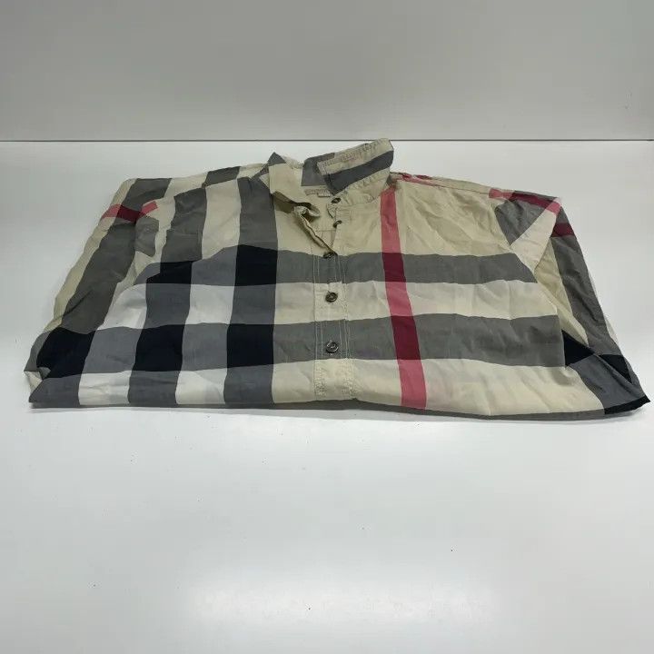 Burberry Burberry Plaid Loose Button Long Sleeve Shirt 0079 Size L / US 10 / IT 46 - 12 Thumbnail