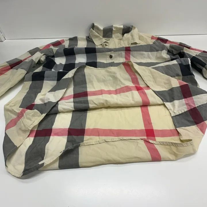 Burberry Burberry Plaid Loose Button Long Sleeve Shirt 0079 Size L / US 10 / IT 46 - 9 Thumbnail