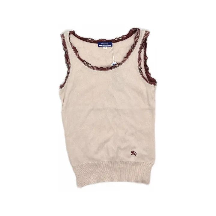 Burberry Burberry Casual Solid Color Knit Vest 0079 Size M / US 6-8 / IT 42-44 - 2 Thumbnail