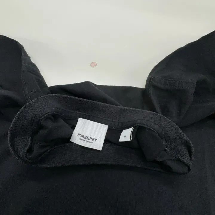 Burberry Burberry Monogram Motif Embroidered Cotton T-Shirt 0079 Size M / US 6-8 / IT 42-44 - 7 Thumbnail