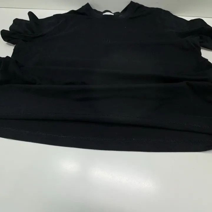 Burberry Burberry Monogram Motif Embroidered Cotton T-Shirt 0079 Size M / US 6-8 / IT 42-44 - 9 Thumbnail