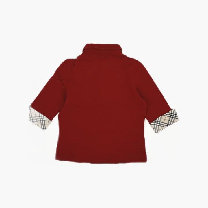 Burberry Burberry Casual Stylish Half-Zip Short Sleeve 0079 Size S / US 4 / IT 40 - 3 Thumbnail